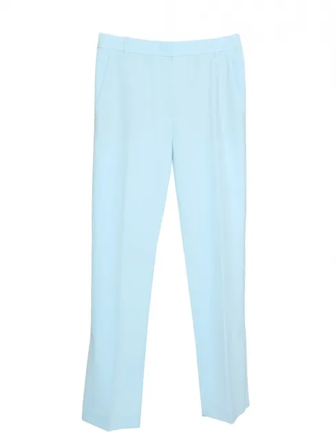 Pantalon tailleur en crêpe bleu clair Prix boutique 229€ Taille 42
