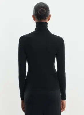 Pull en laine mérinos et soie — photo 2
