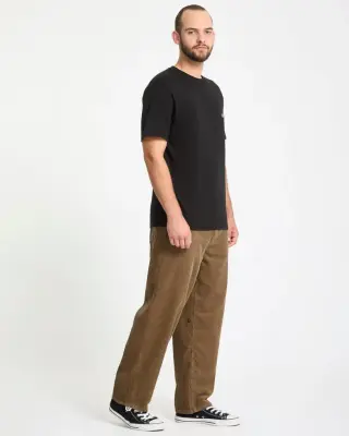 Pantalon Volcom Billow Tapered Cord – Ermine — photo 5