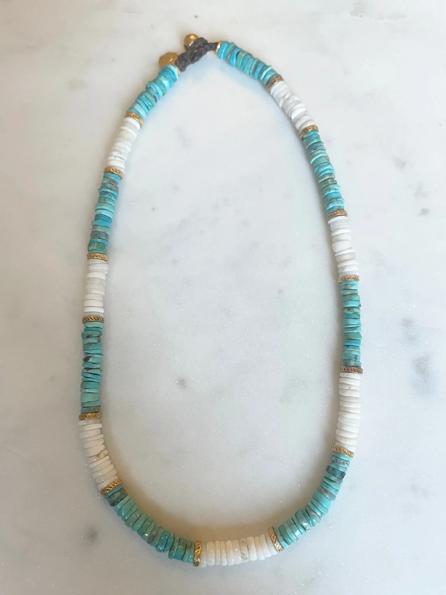 BOHEMIAN RHAPSODIE PARIS Collier Bettina Opale et Turquoise -30%