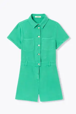 Combishort en toile Femme — photo 1
