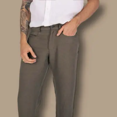 Pantalon Zanzibar Lin Kaki — photo 3
