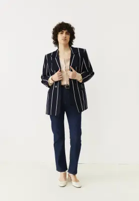 Le jean droit - Bleu foncé — photo 3