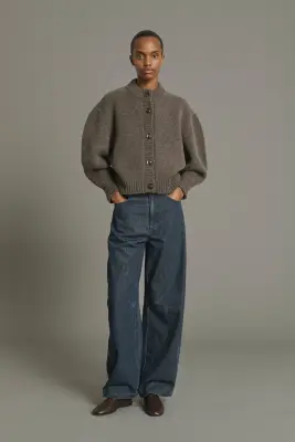 CARDIGAN LEONARD MARRON GLACÉ — photo 3