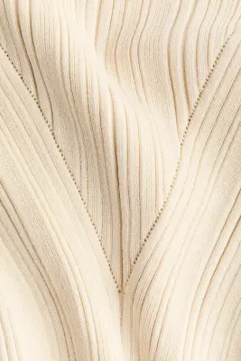 Viscose-blend thong body - Crème — photo 5