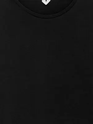 T-shirt slim à manches longues - Noir — photo 5