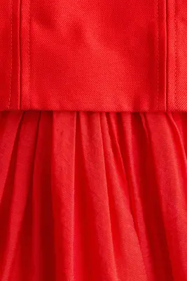 Robe bustier sablier - Rouge vif — photo 4