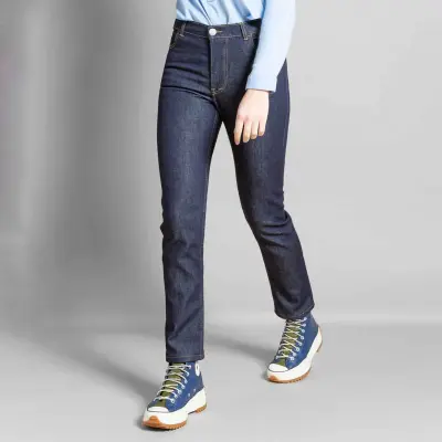 Jeans slim brut taille haute Julie confort — photo 2