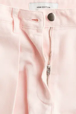 Short Bermuda en denim - Rose clair — photo 3