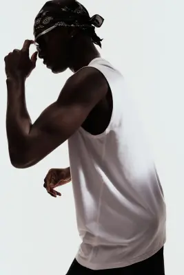 Débardeur de sport Regular Fit DryMove™ - Blanc — photo 3