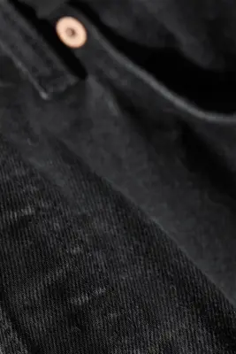 Jean droit décontracté taille mi-haute Space - Tuned Black – Noir — photo 5
