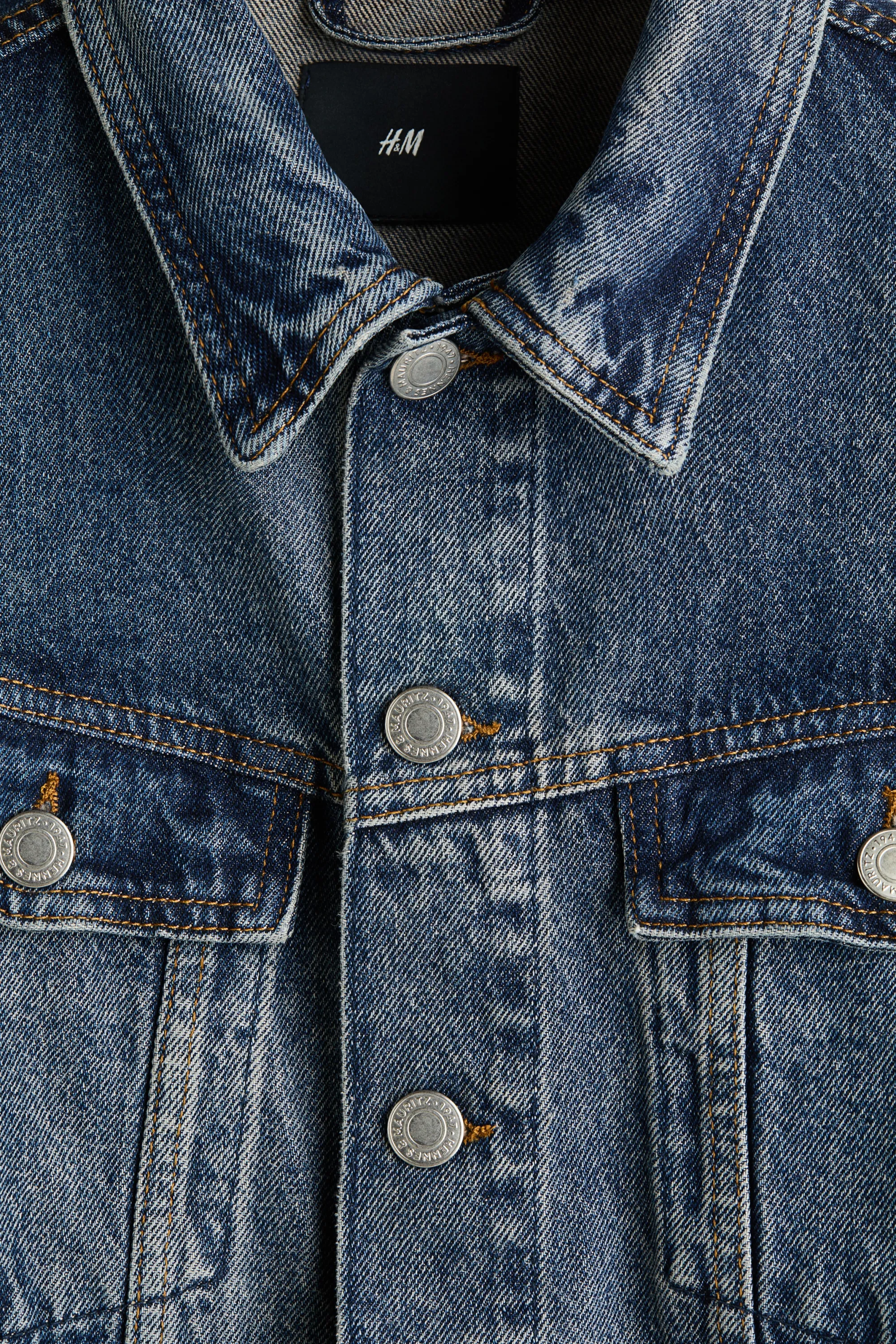Veste Trucker en denim - Bleu denim