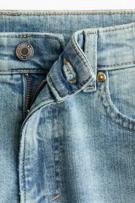 Flared Regular Waist Ankle Jeans - Bleu denim clair — photo 5
