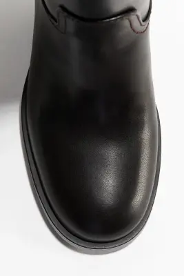 Bottes de hauteur genou - Marron foncé — photo 4