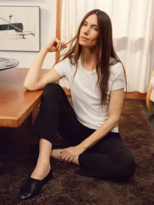 T-shirt slim à manches courtes - Blanc — photo 4