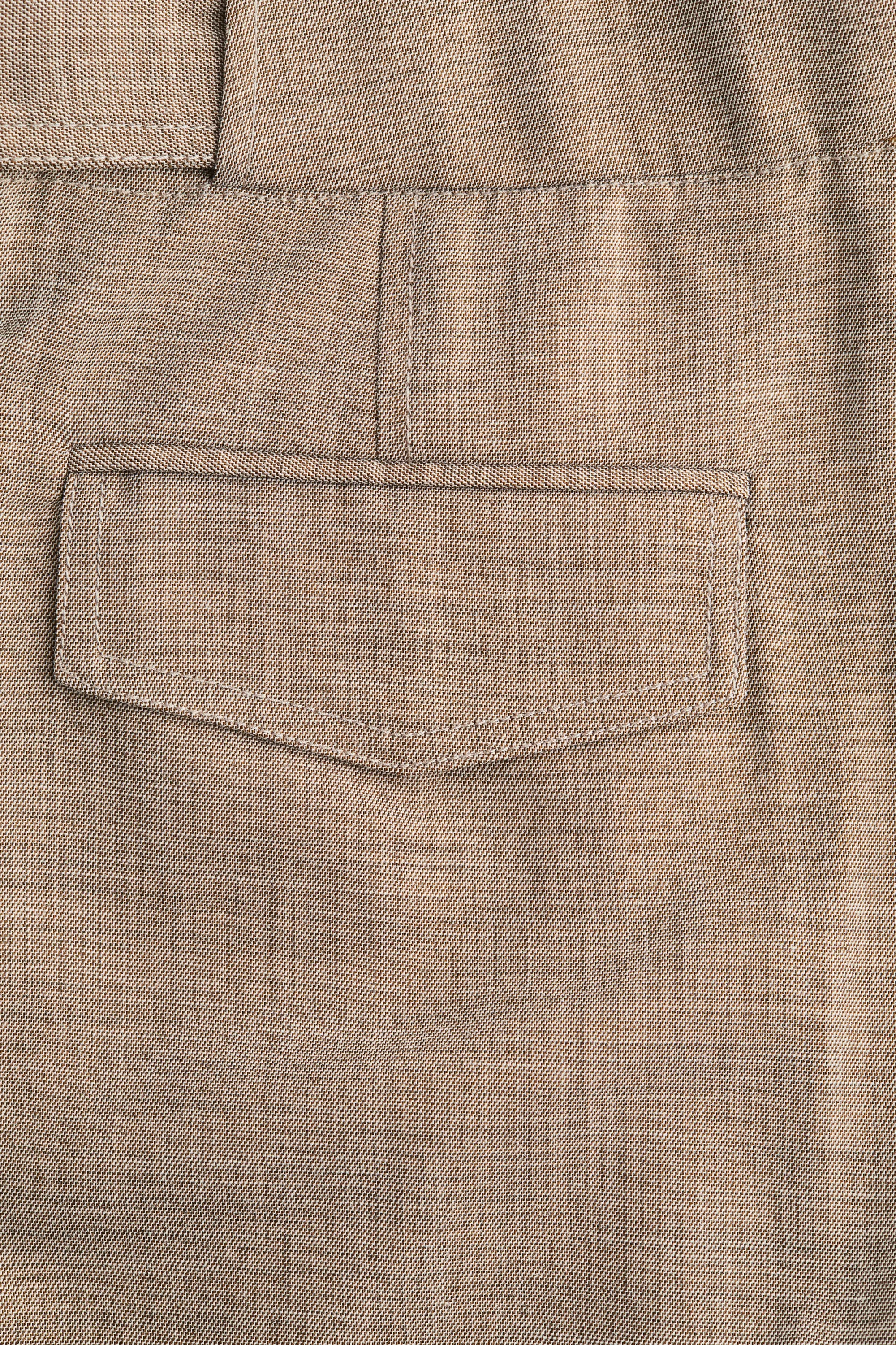 Pantalon chic à jambes larges - Beige chiné