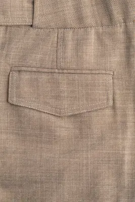 Pantalon chic à jambes larges - Beige chiné — photo 1