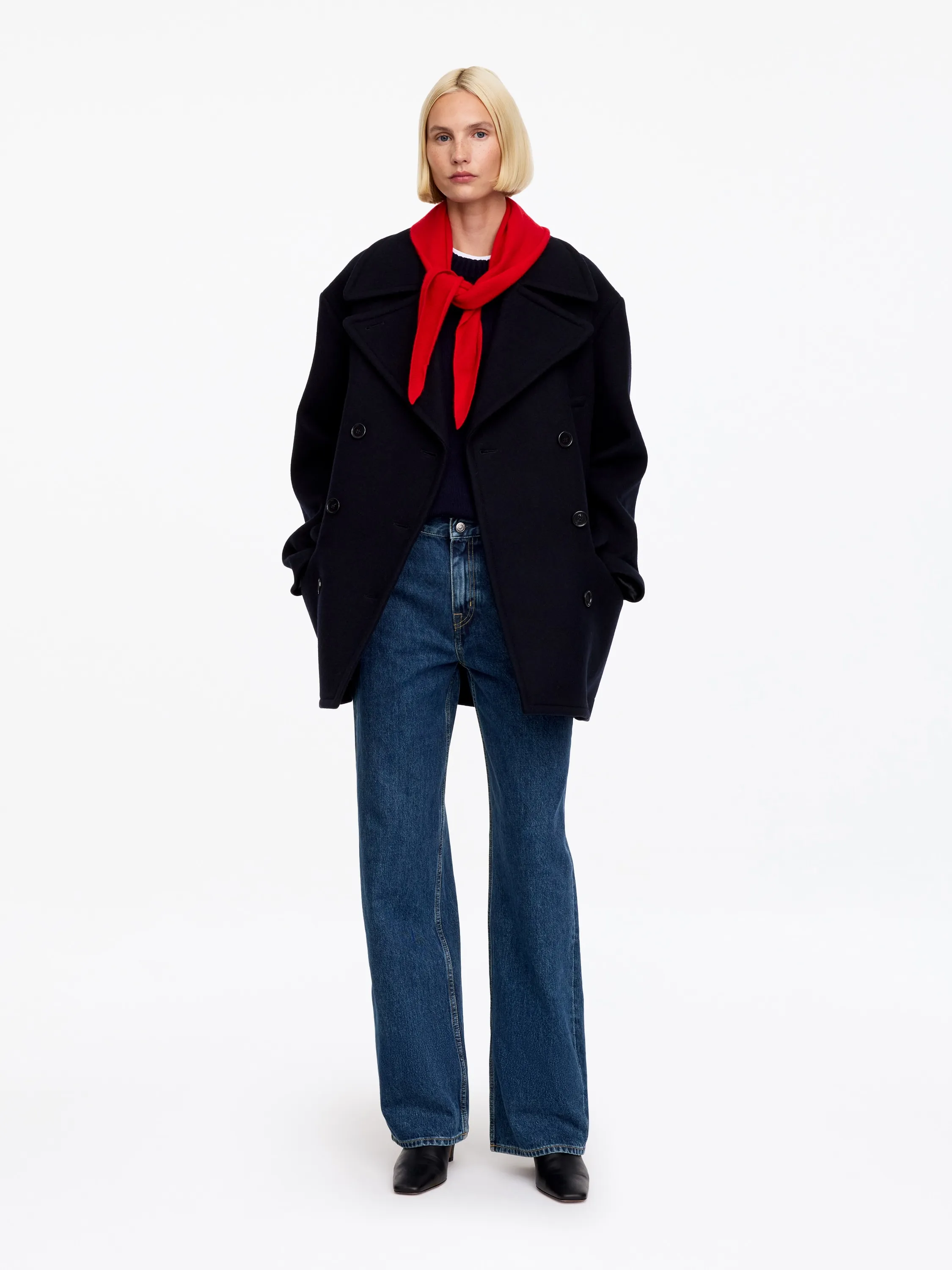 Jean ample CORAL - Bleu foncé
