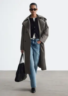Trench-coat décontracté - Taupe foncé — photo 3