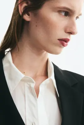 Blazer à fermeture croisée - Noir — photo 1