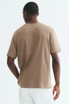 T-shirt Regular Fit - Taupe — photo 3