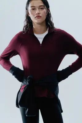 Top de running DryMove™ - Rouge cerise — photo 2
