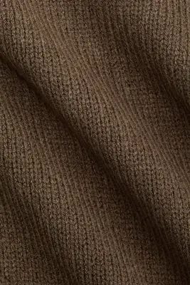 Top épaules nues en maille - Beige foncé — photo 2