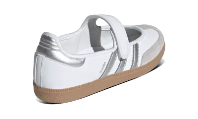 Adidas Mujer Samba Jane White Silver Metallic — photo 2