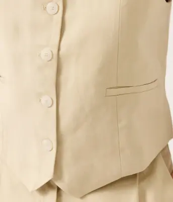 Artlove – Gilet Chine Beige — photo 3