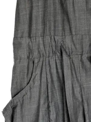 Salopette short en coton gris foncé NEUVE Taille 36/38 — photo 5