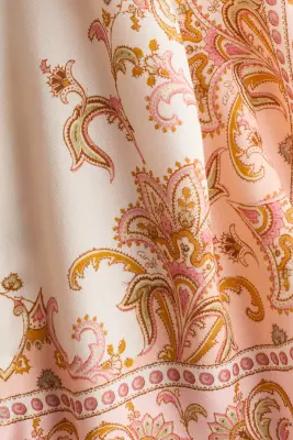 Short imprimé en lyocell - Beige clair/motif cachemire — photo 4