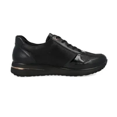 Baskets Remonte D1G08-03 Noires - Lacets Grande Pointure Femme — photo 3