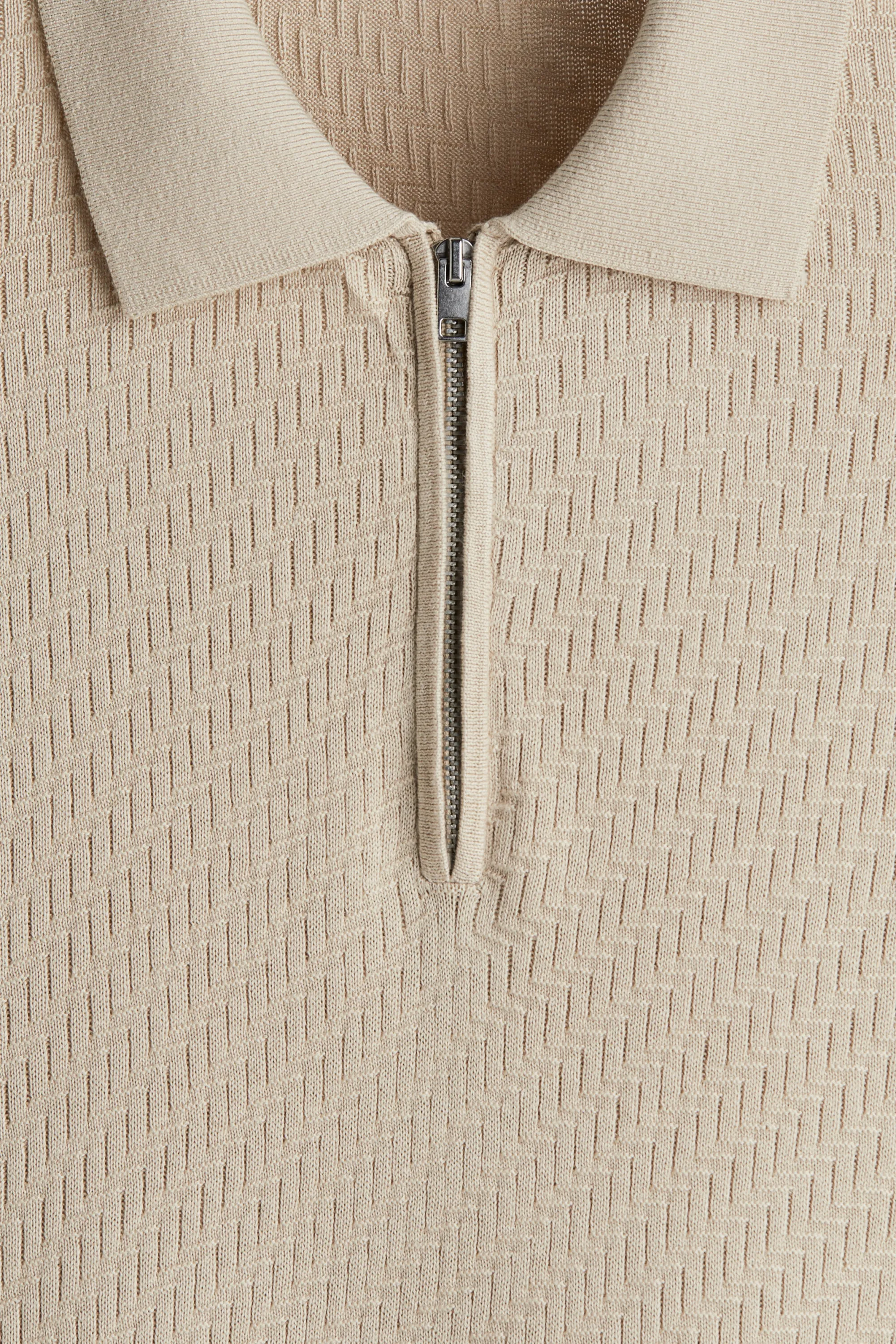 Polo Slim Fit - Beige clair