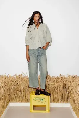 Blouse brodée Femme — photo 3
