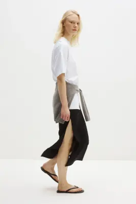 T-shirt Cooling Oversized Fit - Blanc — photo 3