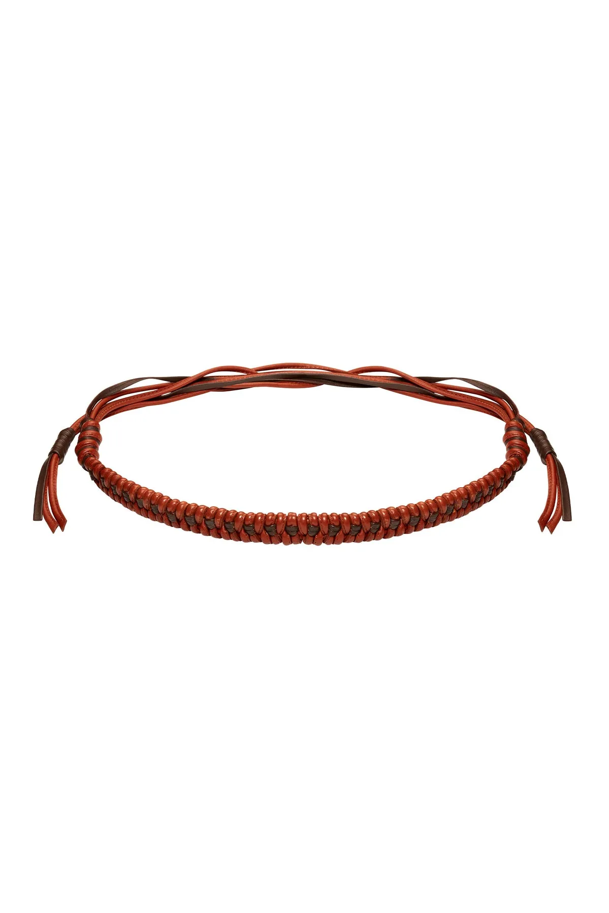 Ceinture Palmyro Camel Chocolat - Mare Di Latte
