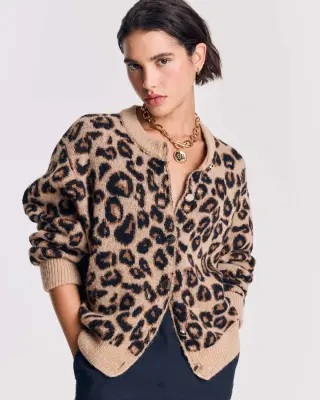 Cardigan Idole léopard — photo 2