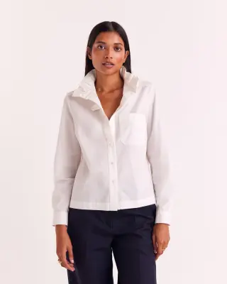 Chemise Cyrielle blanc naturel — photo 2