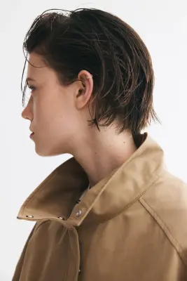 Veste utility wear oversize - Beige — photo 4