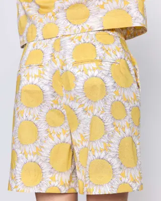 Bermuda Aly imprimé Liberty tournesols jaune — photo 3