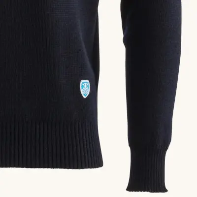 Pull 100% pure laine Marine, mixte — photo 4