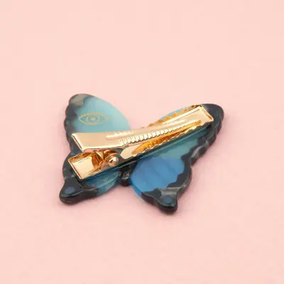 Barrette Papillon bleu Coucou Suzette