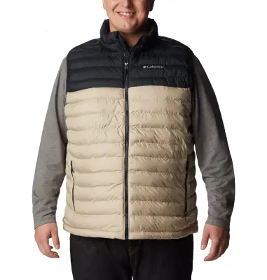 COLUMBIA POWDER LITE DOUDOUNE SANS MANCHES Noir Beige — photo 2