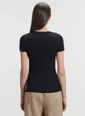 T-shirt en viscose et élasthanne — photo 2