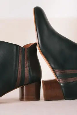 bottines à talon leonard noir — photo 4