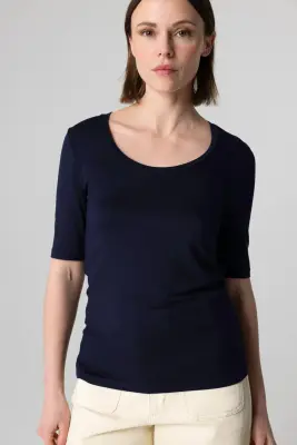 T-shirt en viscose et élasthanne — photo 3