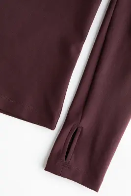 Veste de sport zippée SoftMove™ - Prune chocolat — photo 5