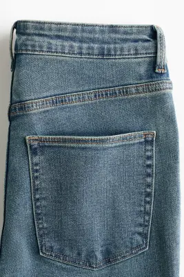 Skinny High Waist Ankle Jeans - Bleu denim — photo 5