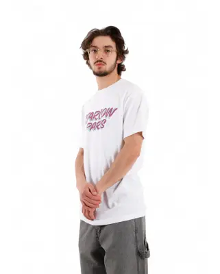 x With Vivid Color Deck Tee White Magenta — photo 4