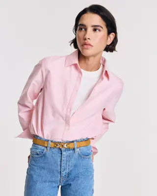 Chemise Liseron rose dragé — photo 2